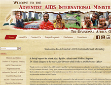 Tablet Screenshot of aidsministry.com